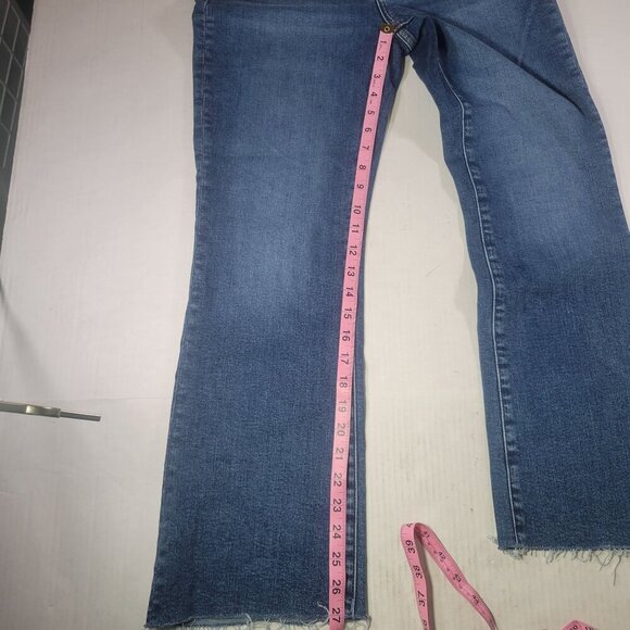 Madewell Mid-Rise Kick Out Demin Jeans Size 28 - Picture 8 of 9